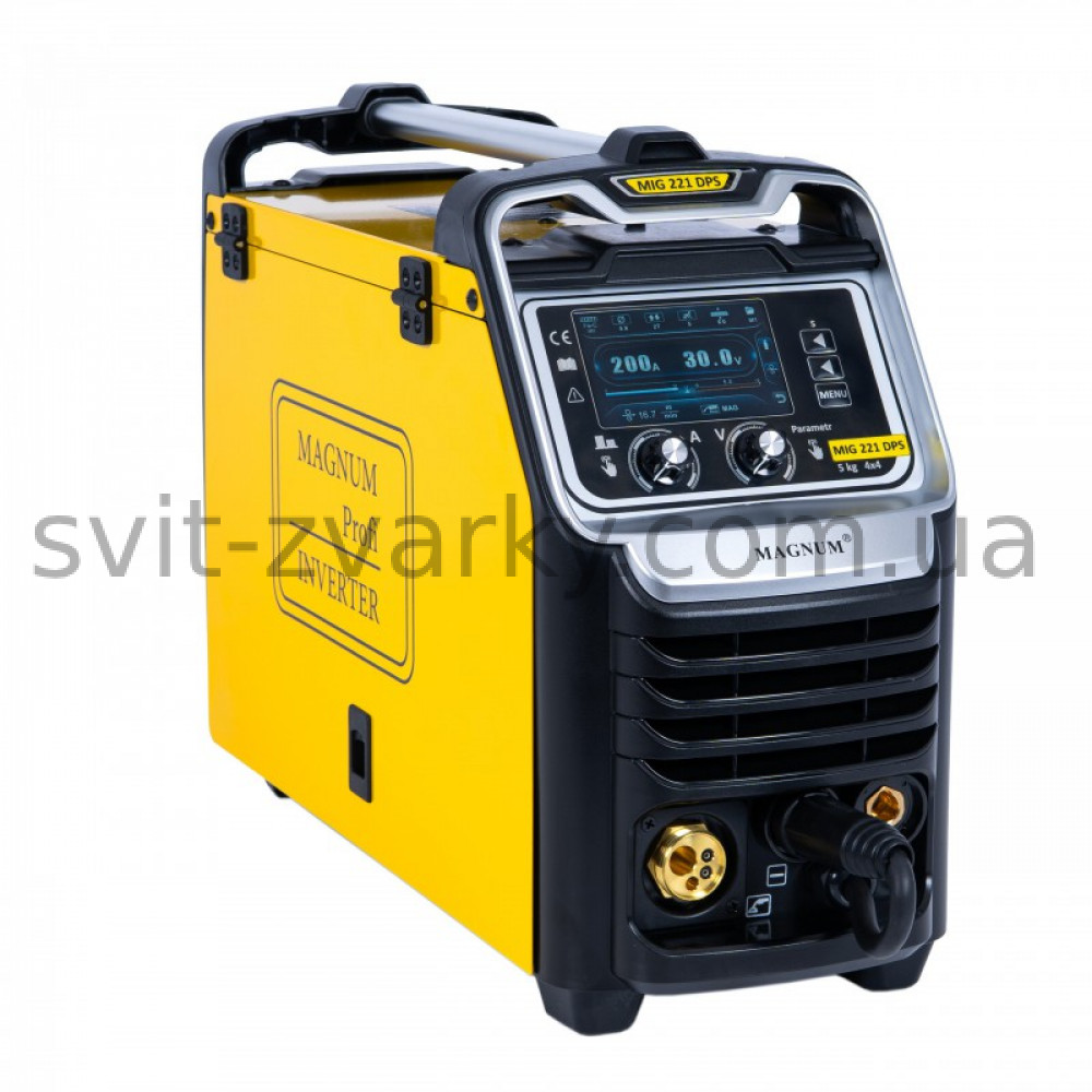 Напівавтомат MAGNUM MIG 221 DUAL PULS SYNERGIA 4x4 5kg (Польща)