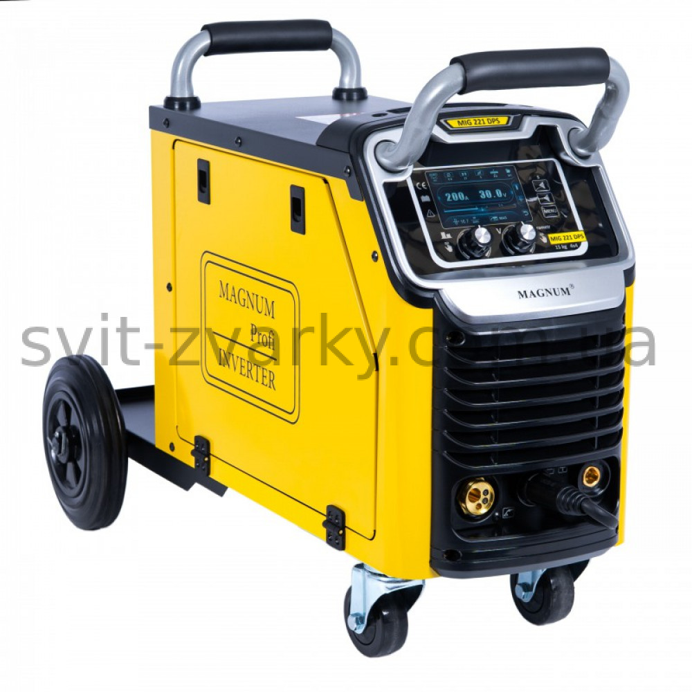 Напівавтомат MAGNUM MIG 221 DUAL PULS SYNERGIA 4x4 15kg (Польща)