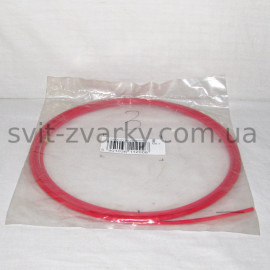 Тефлоновий канал червоний для алюмінєвого дроту 1,0-1,2мм 3.5м